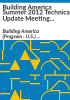 Building_America_Summer_2012_Technical_Update_Meeting_report