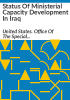 Status_of_ministerial_capacity_development_in_Iraq