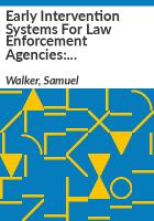 Early_intervention_systems_for_law_enforcement_agencies