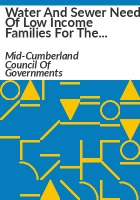Water_and_sewer_needs_of_low_income_families_for_the_Mid-Cumberland_region_of_Tennessee