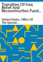 Transition_of_Iraq_Relief_and_Reconstruction_Fund_projects_to_the_Iraqi_government