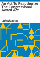 An_Act_to_Reauthorize_the_Congressional_Award_Act