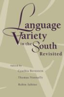 Language_variety_in_the_South_revisited