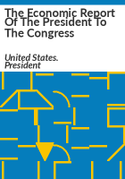 The_economic_report_of_the_President_to_the_Congress