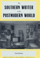The_southern_writer_in_the_postmodern_world
