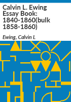 Calvin_L__Ewing_essay_book