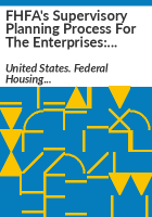 FHFA_s_supervisory_planning_process_for_the_Enterprises