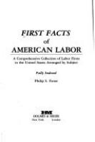 First facts of American labor