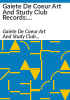 Gaiete_de_Coeur_Art_and_Study_Club_Records