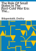 The_role_of_small_states_in_the_post-Cold_War_era