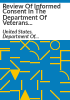 Review_of_informed_consent_in_the_Department_of_Veterans_Affairs_human_subjects_research