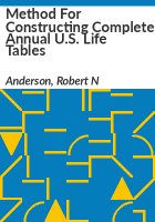 Method_for_constructing_complete_annual_U_S__life_tables