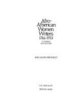Afro-American_women_writers__1746-1933