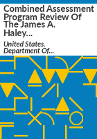 Combined_assessment_program_review_of_the_James_A__Haley_Veterans__Hospital__Tampa__Florida