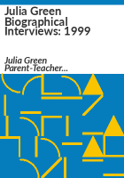 Julia_Green_biographical_interviews